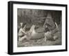 Thus the Birch Canoe was Builded... In the Bosom of the Forest, from The Song of Hiawatha by Henry-Frederic Sackrider Remington-Framed Giclee Print