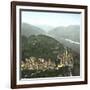 Thusis (Switzerland), Overview and the Valley of the Rhine, Circa 1865-Leon, Levy et Fils-Framed Photographic Print