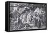 Thusnelda at the Triumph of Germanicus-Karoly Lotz-Framed Stretched Canvas