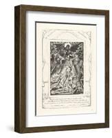 Thy Sons and Thy Daughters Were Eating and Drinking Wine, 1825-William Blake-Framed Giclee Print