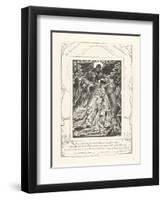 Thy Sons and Thy Daughters Were Eating and Drinking Wine, 1825-William Blake-Framed Giclee Print