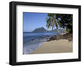 Ti Coco Beach, Baie De La Chery (Chery Bay), Martinique, West Indies, Caribbean, Central America-Guy Thouvenin-Framed Photographic Print