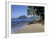 Ti Coco Beach, Baie De La Chery (Chery Bay), Martinique, West Indies, Caribbean, Central America-Guy Thouvenin-Framed Photographic Print