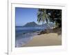 Ti Coco Beach, Baie De La Chery (Chery Bay), Martinique, West Indies, Caribbean, Central America-Guy Thouvenin-Framed Photographic Print