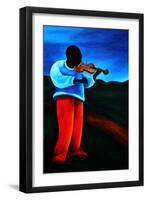 Ti-Jean Le Violoniste, 2008-Patricia Brintle-Framed Premium Giclee Print