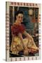 Tian Ju Fu Tobacco Company Movie Queen-Shi Qing-Stretched Canvas