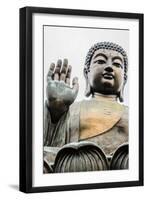 Tian Tan, Big Buddha, Bronze Statue-ThaiWanderer-Framed Photographic Print