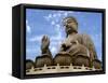 Tian Tan Buddha Statue, Ngong Ping, Lantau Island, Hong Kong, China-Charles Crust-Framed Stretched Canvas