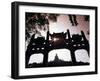 Tian Tan Buddhais Framed by a Chinese Gate at Ngong Ping-Andrew Watson-Framed Photographic Print