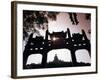 Tian Tan Buddhais Framed by a Chinese Gate at Ngong Ping-Andrew Watson-Framed Photographic Print