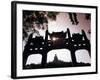 Tian Tan Buddhais Framed by a Chinese Gate at Ngong Ping-Andrew Watson-Framed Photographic Print