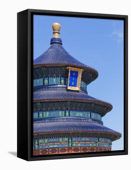 Tian Tan Complex, Close-Up of the Temple of Heaven (Qinian Dian Temple), UNESCO World Heritage Site-Neale Clark-Framed Stretched Canvas
