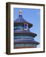 Tian Tan Complex, Close-Up of the Temple of Heaven (Qinian Dian Temple), UNESCO World Heritage Site-Neale Clark-Framed Photographic Print