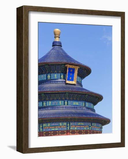 Tian Tan Complex, Close-Up of the Temple of Heaven (Qinian Dian Temple), UNESCO World Heritage Site-Neale Clark-Framed Photographic Print