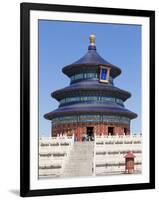 Tian Tan Complex, Crowds Outside the Temple of Heaven (Qinian Dian Temple), UNESCO World Heritage S-Neale Clark-Framed Photographic Print