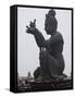 Tian Tan Statues, Hong Kong, China-Julie Eggers-Framed Stretched Canvas