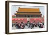 Tiananmen Sqaure in Front of Portrait of Mao Zedong on Gate of Heavenly Peace (Tiananmen Gate)-Gavin Hellier-Framed Photographic Print