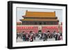 Tiananmen Sqaure in Front of Portrait of Mao Zedong on Gate of Heavenly Peace (Tiananmen Gate)-Gavin Hellier-Framed Photographic Print