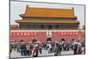 Tiananmen Sqaure in Front of Portrait of Mao Zedong on Gate of Heavenly Peace (Tiananmen Gate)-Gavin Hellier-Mounted Photographic Print