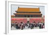 Tiananmen Sqaure in Front of Portrait of Mao Zedong on Gate of Heavenly Peace (Tiananmen Gate)-Gavin Hellier-Framed Photographic Print