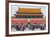 Tiananmen Sqaure in Front of Portrait of Mao Zedong on Gate of Heavenly Peace (Tiananmen Gate)-Gavin Hellier-Framed Photographic Print