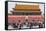 Tiananmen Sqaure in Front of Portrait of Mao Zedong on Gate of Heavenly Peace (Tiananmen Gate)-Gavin Hellier-Framed Stretched Canvas