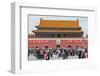 Tiananmen Sqaure in Front of Portrait of Mao Zedong on Gate of Heavenly Peace (Tiananmen Gate)-Gavin Hellier-Framed Photographic Print