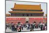 Tiananmen Sqaure in Front of Portrait of Mao Zedong on Gate of Heavenly Peace (Tiananmen Gate)-Gavin Hellier-Mounted Photographic Print