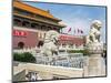 Tiananmen Sqaure in Front of Portrait of Mao Zedong on Gate of Heavenly Peace (Tiananmen Gate)-Gavin Hellier-Mounted Photographic Print