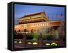 Tiananmen Square, the Gate of Heavenly Peace, Entrance to the Forbidden City, Beijing, China-Andrew Mcconnell-Framed Stretched Canvas