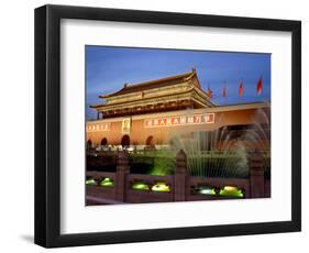 Tiananmen Square, the Gate of Heavenly Peace, Entrance to the Forbidden City, Beijing, China-Andrew Mcconnell-Framed Photographic Print