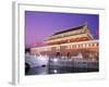 Tiananmen Square, Tiananmen Gate, Nightview, Beijing, China-Steve Vidler-Framed Photographic Print