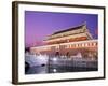 Tiananmen Square, Tiananmen Gate, Nightview, Beijing, China-Steve Vidler-Framed Photographic Print