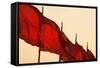 Tiananmen Square.-Jon Hicks-Framed Stretched Canvas