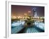 Tianfu Square at Night, Chengdu, Sichuan, China, Asia-Charles Bowman-Framed Photographic Print