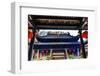 Tianwang Hall Gate at Temple of Six Banyan Tree. Guangzhou City, Guangdong Province, China-William Perry-Framed Photographic Print