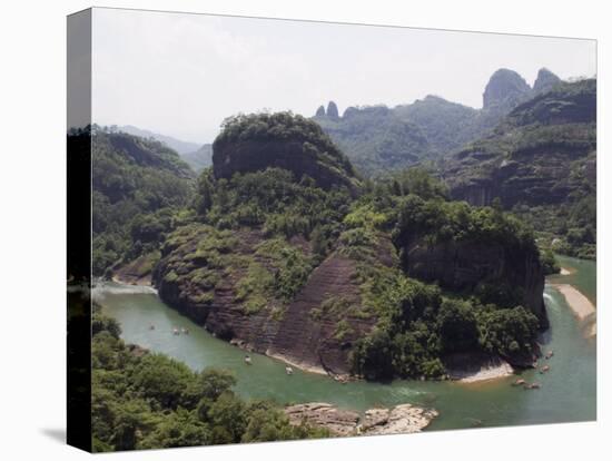 Tianyou Feng Heavenly Tour Peak in Mount Wuyi National Park, Fujian Province, China-Kober Christian-Stretched Canvas