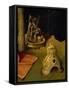 Tiara and Golden Sculpture Depicting the Sacrifice of Isaac-Hieronymus Bosch-Framed Stretched Canvas