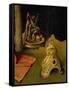 Tiara and Golden Sculpture Depicting the Sacrifice of Isaac-Hieronymus Bosch-Framed Stretched Canvas