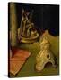 Tiara and Golden Sculpture Depicting the Sacrifice of Isaac-Hieronymus Bosch-Stretched Canvas