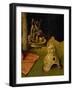 Tiara and Golden Sculpture Depicting the Sacrifice of Isaac-Hieronymus Bosch-Framed Giclee Print