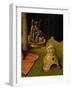 Tiara and Golden Sculpture Depicting the Sacrifice of Isaac-Hieronymus Bosch-Framed Giclee Print