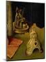 Tiara and Golden Sculpture Depicting the Sacrifice of Isaac-Hieronymus Bosch-Mounted Giclee Print