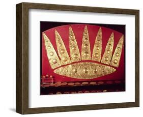 Tiara from Grave III, Grave Circle A, Mycenae, circa 16th Century BC-null-Framed Giclee Print