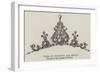 Tiara of Diamonds and Pearls-null-Framed Giclee Print