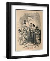 'Tib Gracchus canvassing', 1852-John Leech-Framed Premium Giclee Print