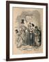 'Tib Gracchus canvassing', 1852-John Leech-Framed Giclee Print