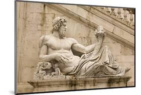 Tiber as A God. Campidoglio, Rome.-Toniflap-Mounted Photographic Print