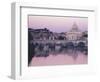 Tiber River and St. Peter's Basilica-Merrill Images-Framed Photographic Print