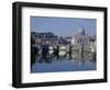 Tiber River and St. Peter's Basilica-Merrill Images-Framed Photographic Print